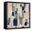 Blue Squared-Dennis Dascher-Framed Stretched Canvas