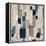 Blue Squared-Dennis Dascher-Framed Stretched Canvas