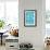 Blue Squares-Erin Lin-Framed Premium Giclee Print displayed on a wall