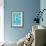 Blue Squares-Erin Lin-Framed Giclee Print displayed on a wall