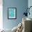 Blue Squares-Erin Lin-Framed Giclee Print displayed on a wall