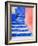 Blue Stairs Leading to Restaurant, Guanajuato, Mexico-Julie Eggers-Framed Photographic Print