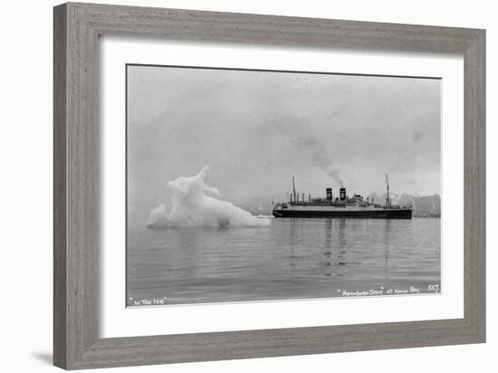 Blue Star Line's Cruise Ship Ss 'Arandora Star, Kongsfjorden, Spitzbegen, Norway, 1929-null-Framed Giclee Print