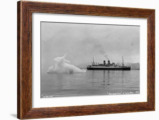 Blue Star Line's Cruise Ship Ss 'Arandora Star, Kongsfjorden, Spitzbegen, Norway, 1929-null-Framed Giclee Print