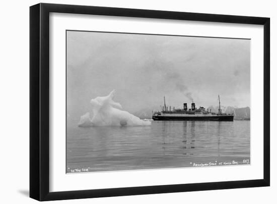 Blue Star Line's Cruise Ship Ss 'Arandora Star, Kongsfjorden, Spitzbegen, Norway, 1929-null-Framed Giclee Print