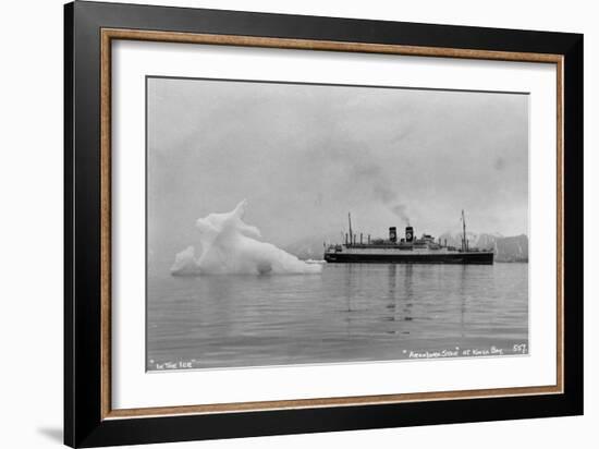 Blue Star Line's Cruise Ship Ss 'Arandora Star, Kongsfjorden, Spitzbegen, Norway, 1929-null-Framed Giclee Print