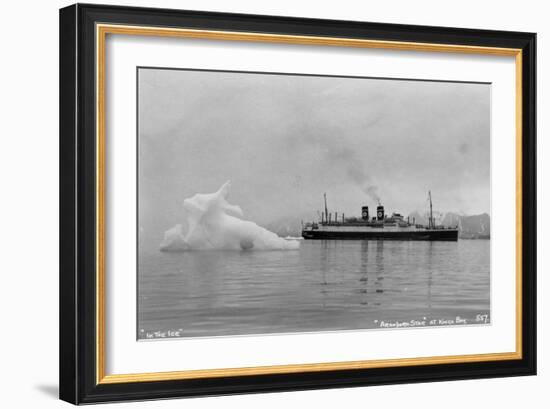 Blue Star Line's Cruise Ship Ss 'Arandora Star, Kongsfjorden, Spitzbegen, Norway, 1929-null-Framed Giclee Print