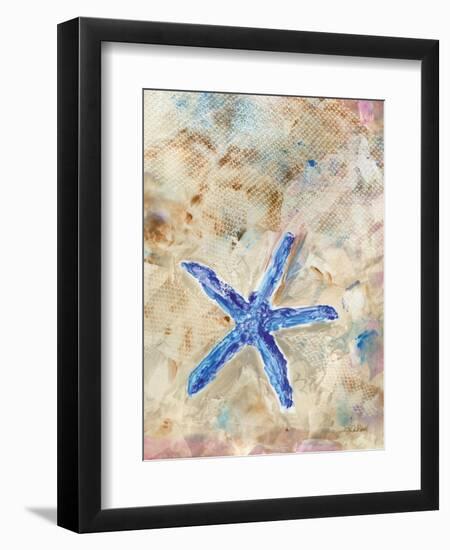 Blue Starfish-LuAnn Roberto-Framed Art Print