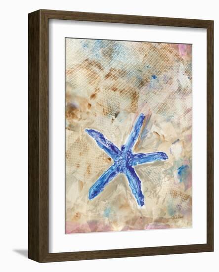 Blue Starfish-LuAnn Roberto-Framed Art Print