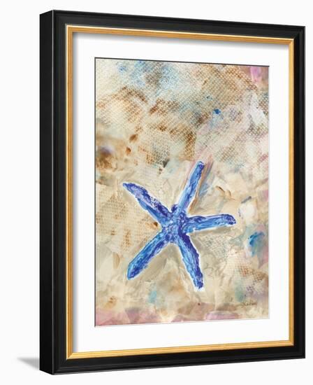 Blue Starfish-LuAnn Roberto-Framed Art Print