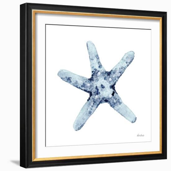 Blue Starfish-Patti Bishop-Framed Art Print