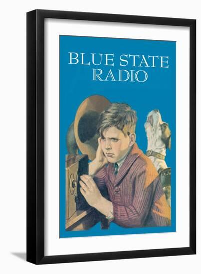 Blue State Radio-Wilbur Pierce-Framed Art Print