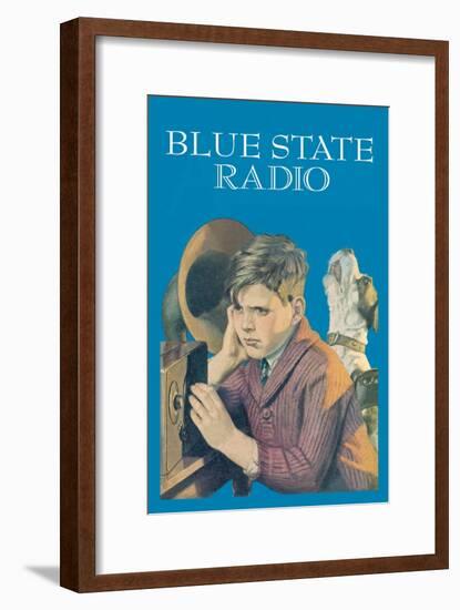 Blue State Radio-Wilbur Pierce-Framed Art Print