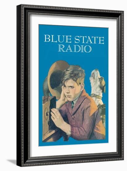 Blue State Radio-Wilbur Pierce-Framed Art Print