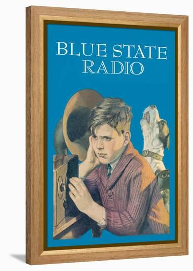 Blue State Radio-Wilbur Pierce-Framed Stretched Canvas