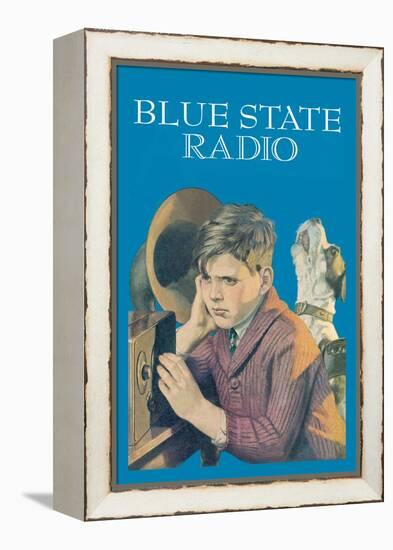 Blue State Radio-Wilbur Pierce-Framed Stretched Canvas