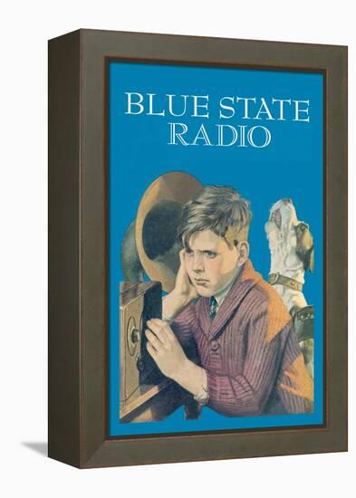 Blue State Radio-Wilbur Pierce-Framed Stretched Canvas