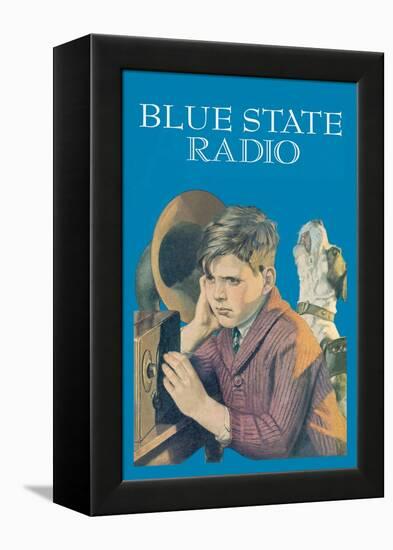 Blue State Radio-Wilbur Pierce-Framed Stretched Canvas