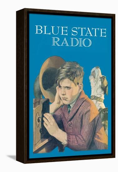 Blue State Radio-Wilbur Pierce-Framed Stretched Canvas