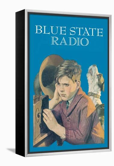 Blue State Radio-Wilbur Pierce-Framed Stretched Canvas