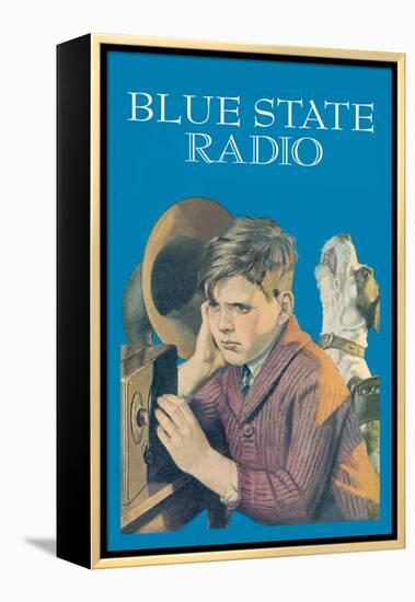 Blue State Radio-Wilbur Pierce-Framed Stretched Canvas