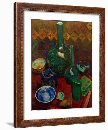 Blue Still Life, 1907/1908-Robert Delaunay-Framed Giclee Print