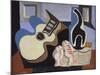 Blue Still Life with Bottle-Louis Marcoussis-Mounted Giclee Print