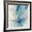 Blue Stone Abstract II-Tim OToole-Framed Art Print