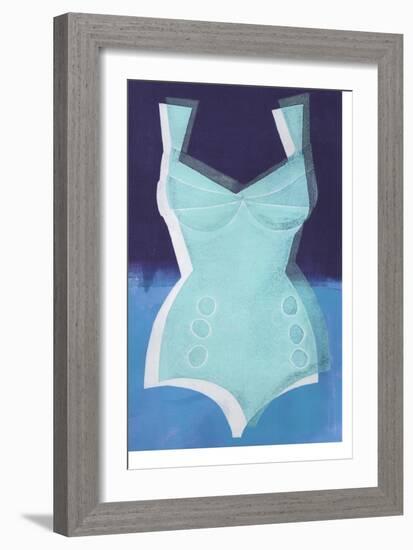 Blue Suit-Stacy Milrany-Framed Art Print