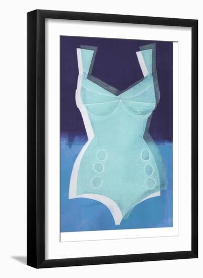 Blue Suit-Stacy Milrany-Framed Art Print