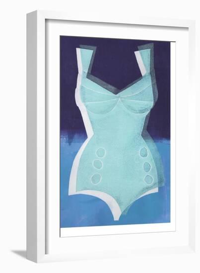 Blue Suit-Stacy Milrany-Framed Art Print