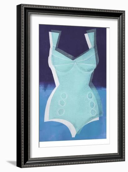 Blue Suit-Stacy Milrany-Framed Art Print