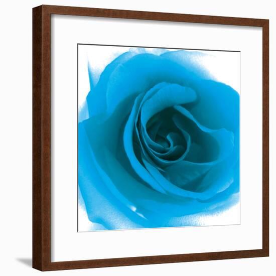 Blue Summer Petals-Katja Marzahn-Framed Giclee Print