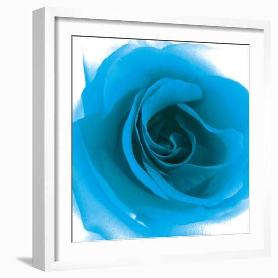 Blue Summer Petals-Katja Marzahn-Framed Giclee Print