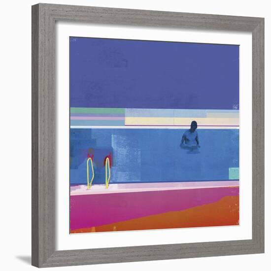 Blue Summer-David McConochie-Framed Art Print