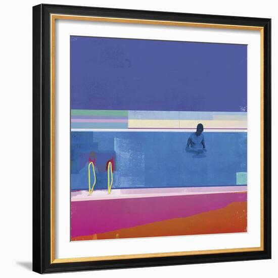 Blue Summer-David McConochie-Framed Art Print