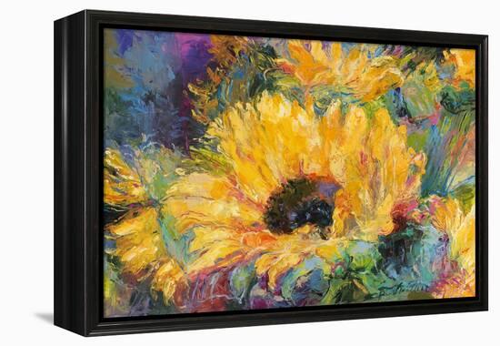 Blue Sunflowers-Richard Wallich-Framed Premier Image Canvas