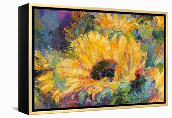 Blue Sunflowers-Richard Wallich-Framed Premier Image Canvas