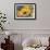 Blue Sunflowers-Richard Wallich-Framed Giclee Print displayed on a wall