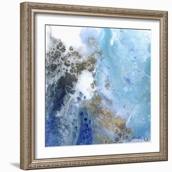 Blue Surf I-Wendy Kroeker-Framed Art Print