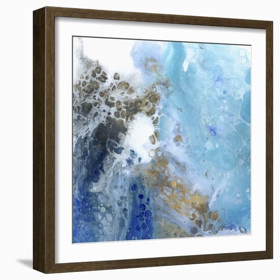 Blue Surf I-Wendy Kroeker-Framed Art Print