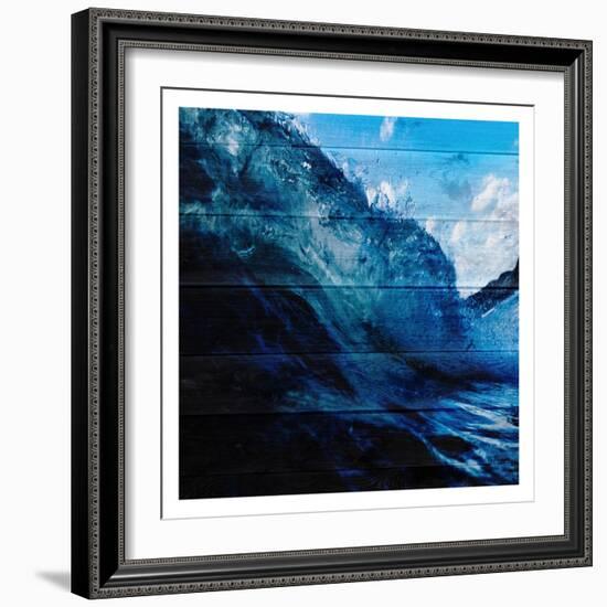 Blue Surf-Sheldon Lewis-Framed Art Print