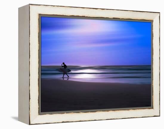 Blue Surfer II-Josh Adamski-Framed Premier Image Canvas