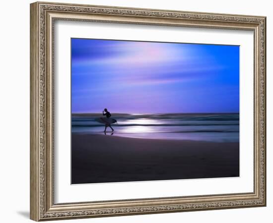 Blue Surfer II-Josh Adamski-Framed Photographic Print