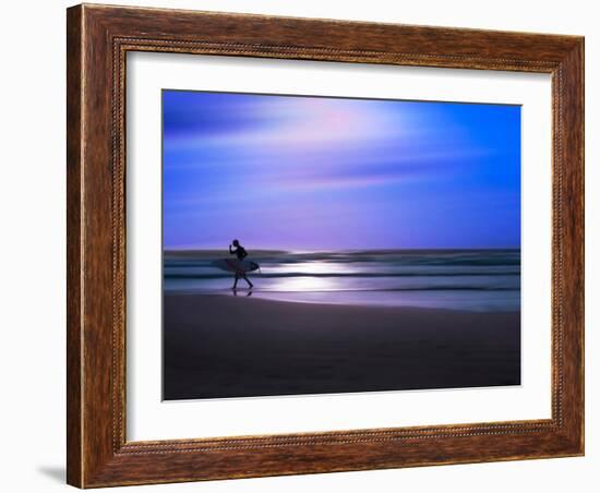 Blue Surfer II-Josh Adamski-Framed Photographic Print