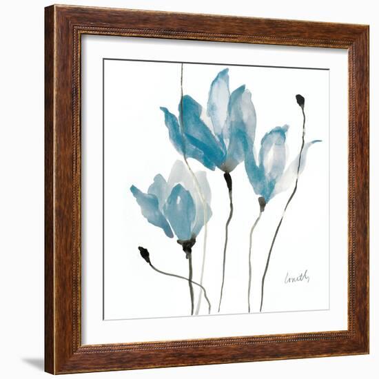 Blue Sway Square-Lanie Loreth-Framed Art Print