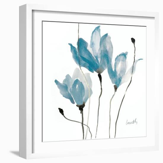 Blue Sway Square-Lanie Loreth-Framed Art Print