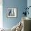 Blue Symphony I-Emma Peal-Framed Art Print displayed on a wall
