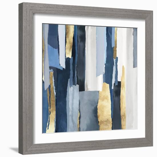 Blue Symphony I-Emma Peal-Framed Art Print