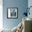 Blue Symphony II-Emma Peal-Framed Art Print displayed on a wall